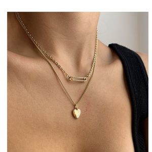 Evry jewels pin necklace